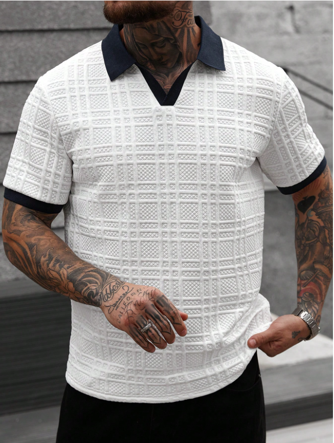 Camisa manga corta tipo polo