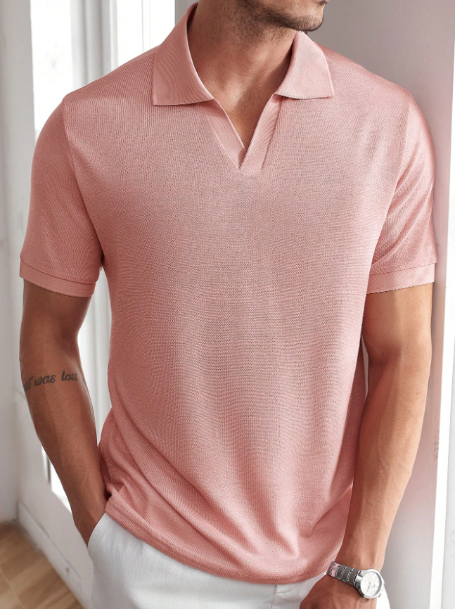 Camisa manga corta tipo polo