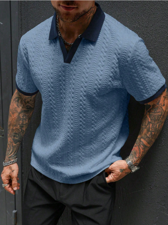 Camisa manga corta tipo polo