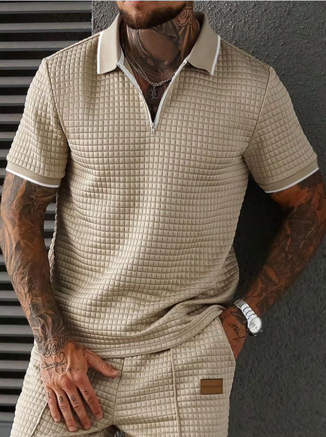 Camisa manga corta tipo polo