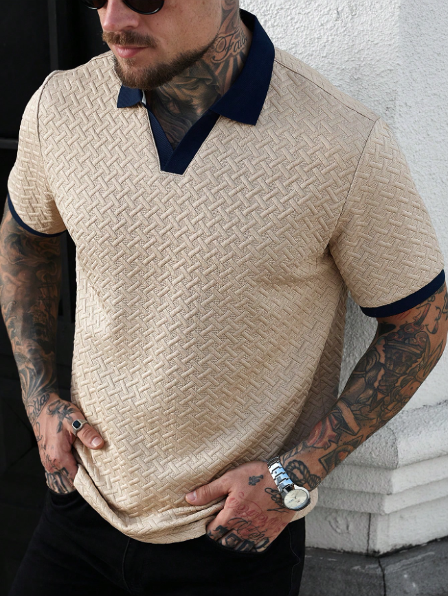 Camisa manga corta tipo polo