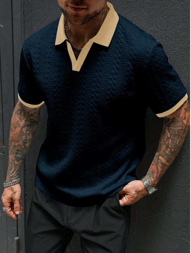 Camisa manga corta tipo polo