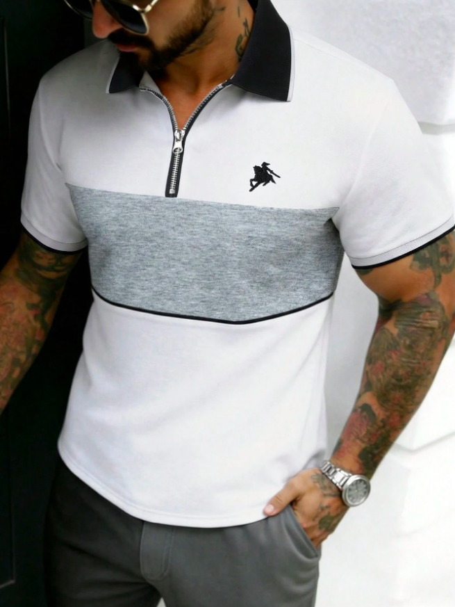 Camisa manga corta tipo polo