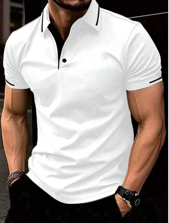 Camisa manga corta tipo polo