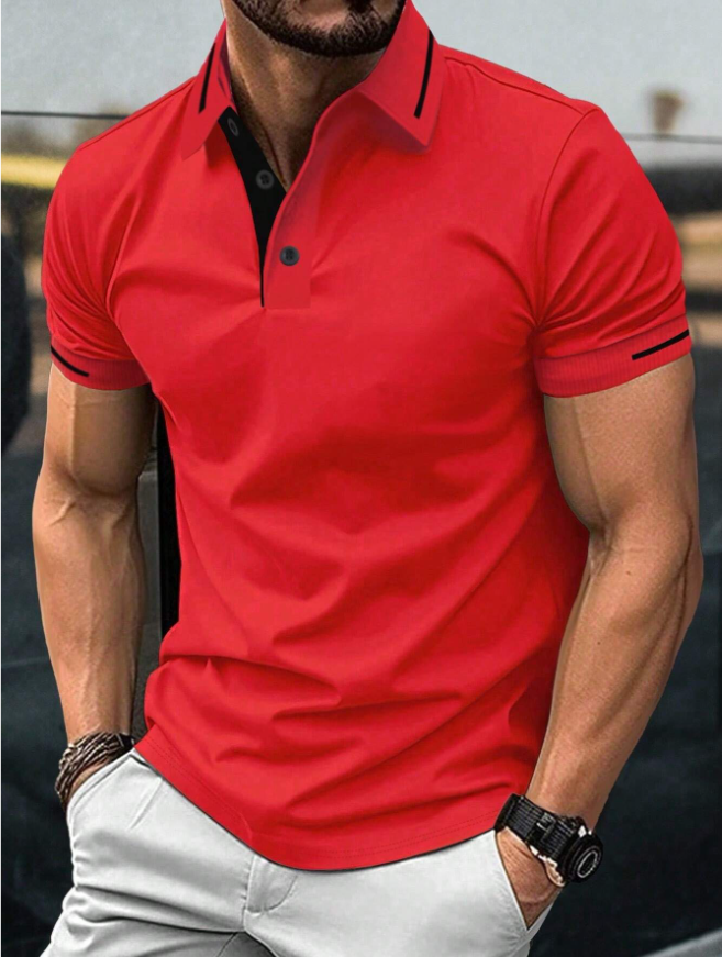 Camisa manga corta tipo polo