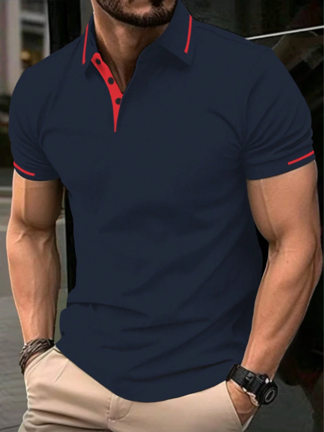 Camisa manga corta tipo polo