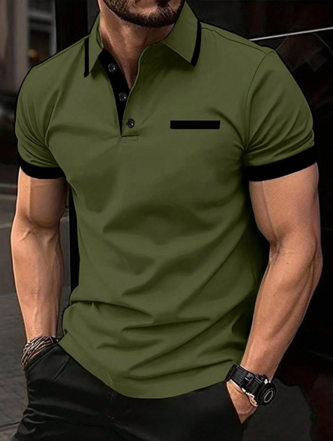 Camisa manga corta tipo polo