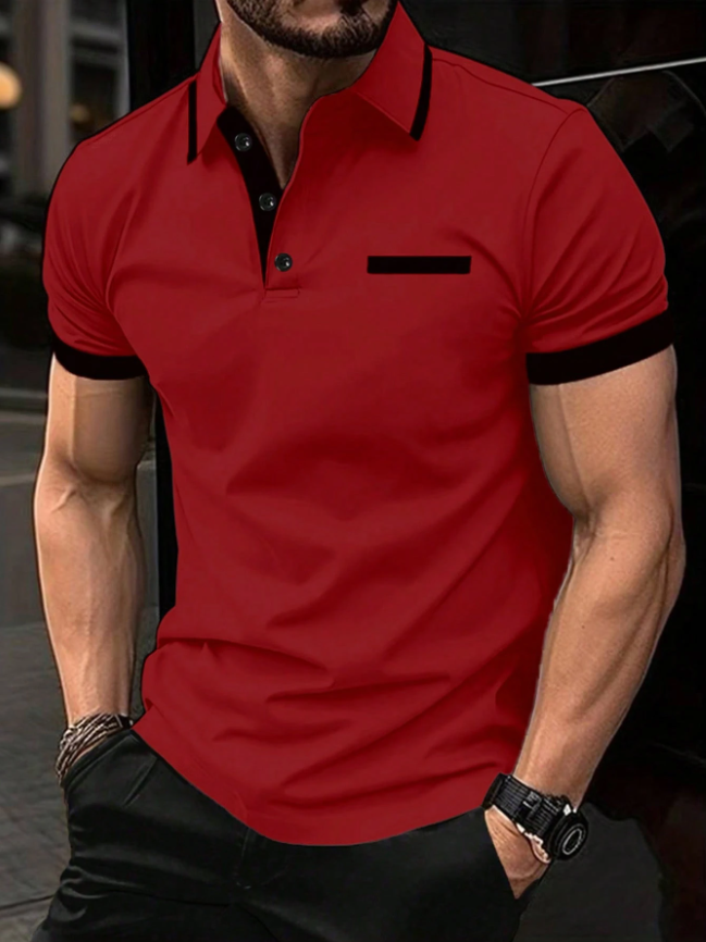 Camisa manga corta tipo polo