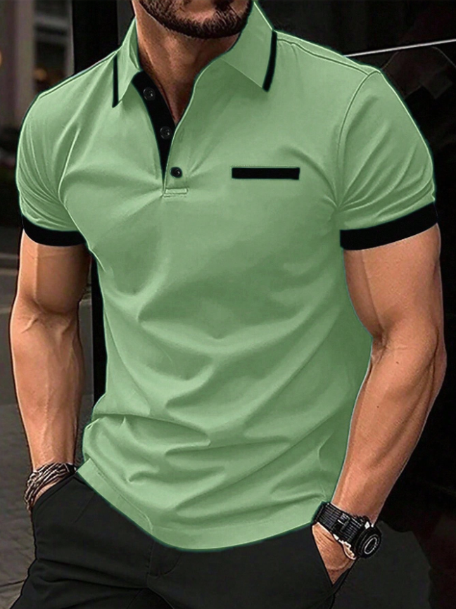 Camisa manga corta tipo polo