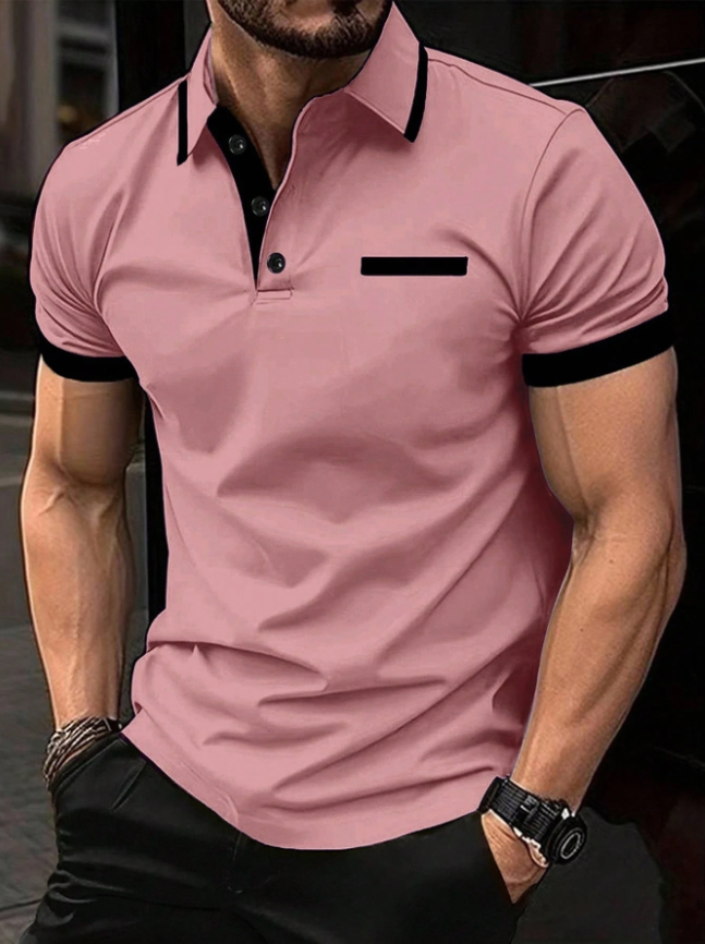 Camisa manga corta tipo polo