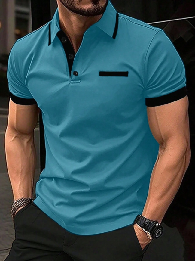 Camisa manga corta tipo polo